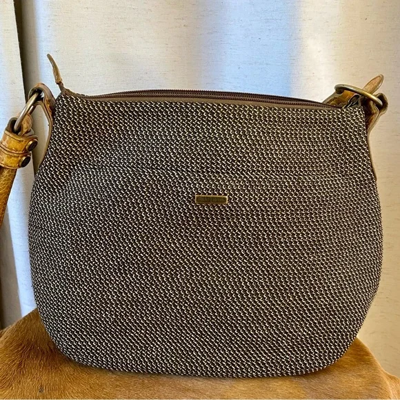 Eric Javits Raffia Hobo Woven Crossbody Purse - Picture 2 of 16